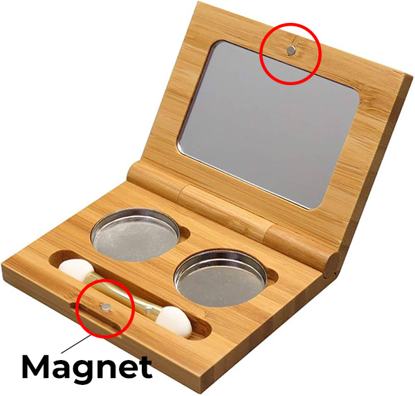 Wood Magnetic Box for Makeup Wood Magnetic Box for Makeup