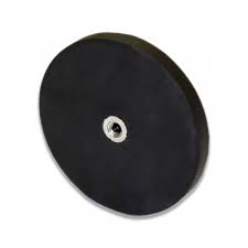 Bigger Dia Rubber coating ndfeb Magnet holder With screw hole 